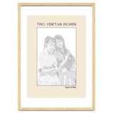 Two Venetian Women – Eugene de Blaas (ascii art) thumbnail