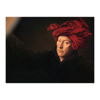 Man In A Turban - Jan Van Eyck - Selfie (Print Only)