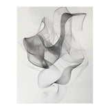 Abstract Black And White Swirling Lines Art (Print Only) thumbnail