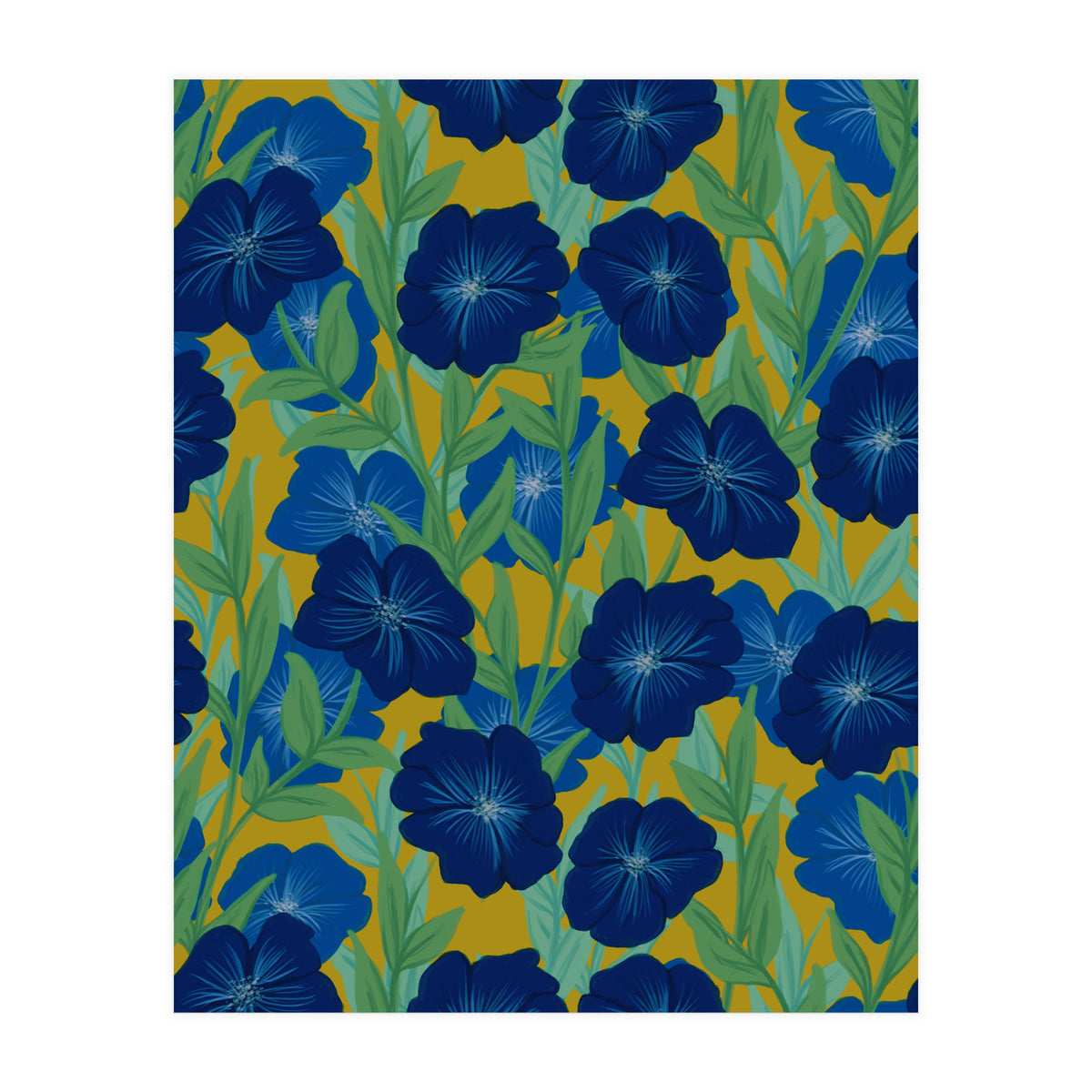 Bold Bloom Blue (Print Only)