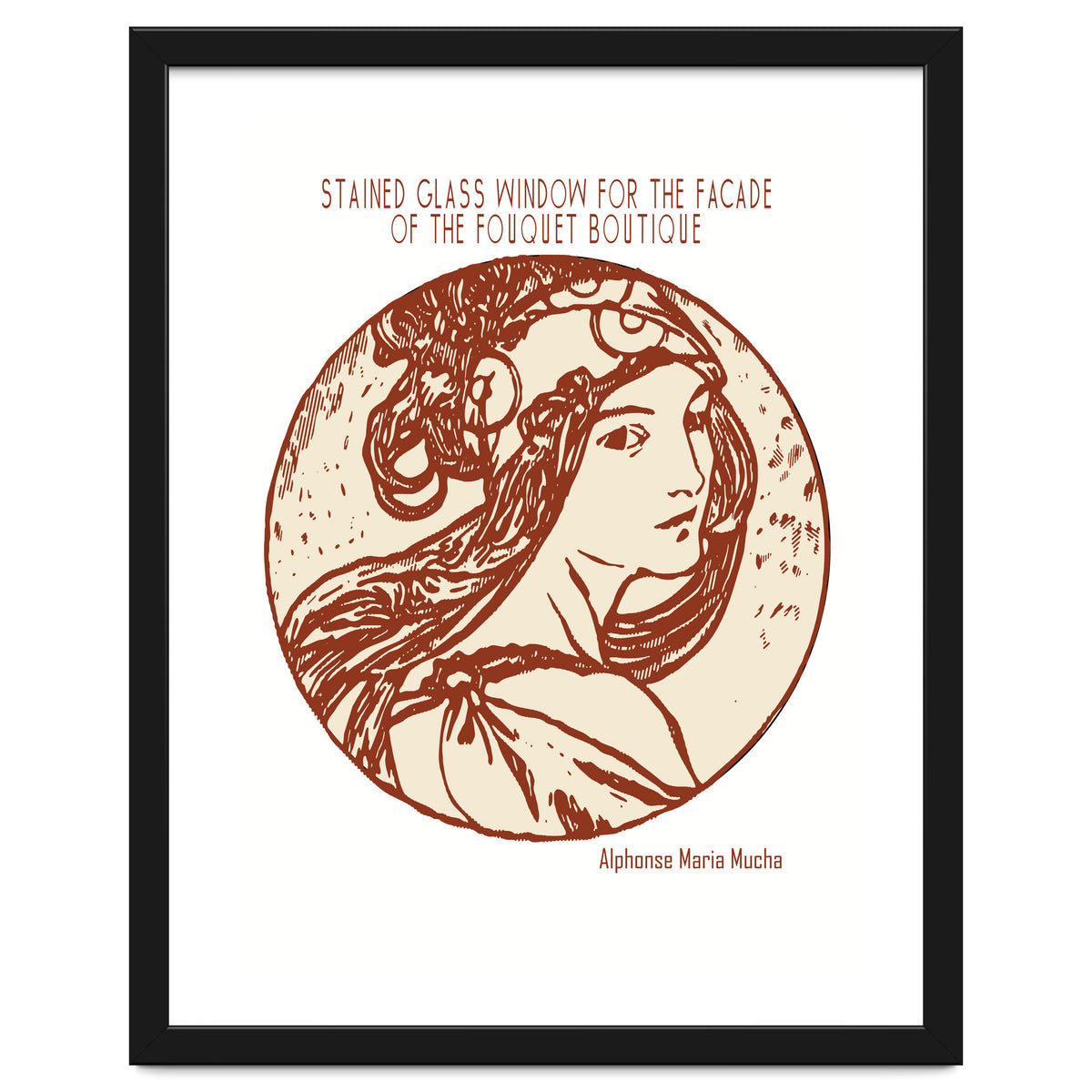 Stained Glass Window For The Facade Of The Fouquet Boutique –