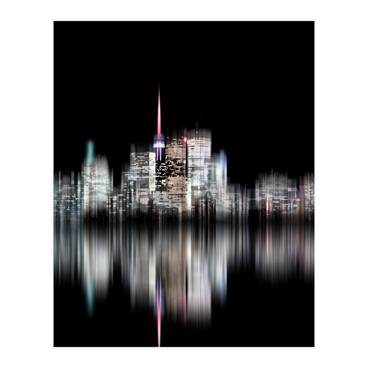 Toronto Skyline Blur Version No 2 (Print Only)