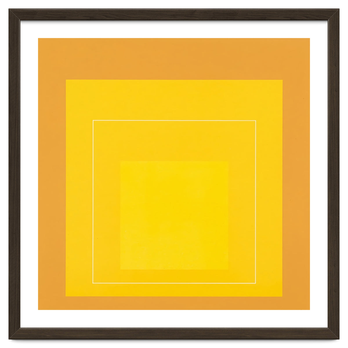 JOSEF ALBERS - HOMAGE TO THE SQUARE ORANGE YELLOW