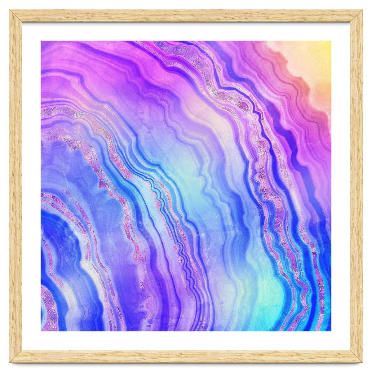 Neon Agate Texture 07