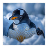 Gentoo Penguin In Its Natural Snowy Habitat (Print Only) thumbnail