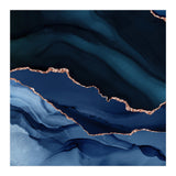 Navy & Rose Gold Agate Texture 12 (Print Only) thumbnail