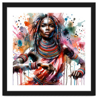 Beaded Majesty Dancer Portrait