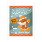 Winter Gingerbread (Print Only) thumbnail