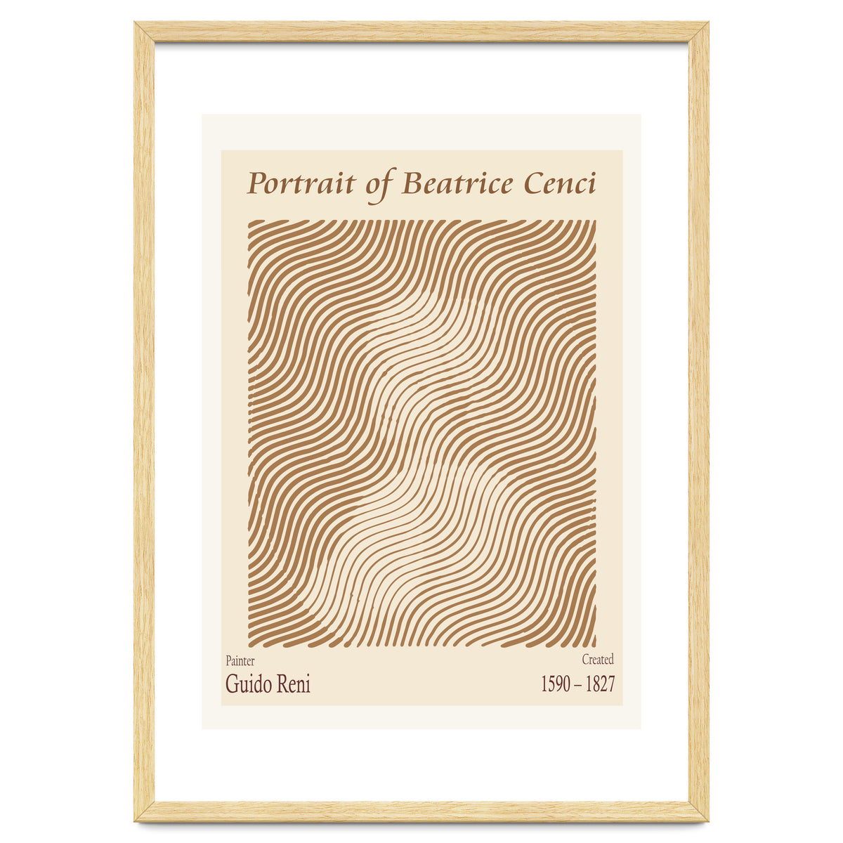 Portrait Of Beatrice Cenci (1590 – 1827) – Guido Reni (italian, 1575 1642)