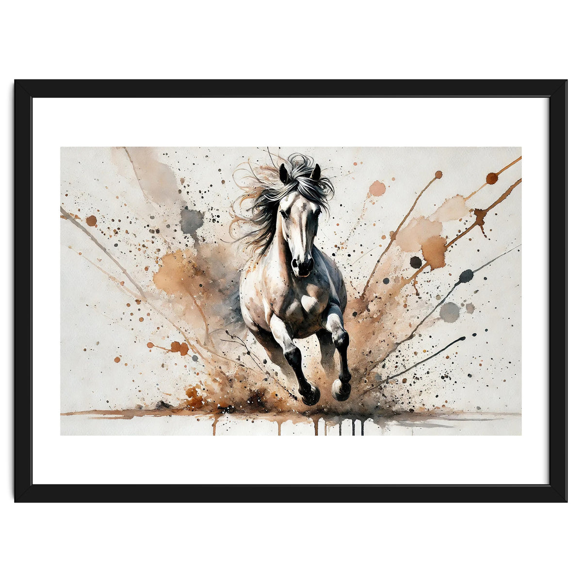 Galloping Horse Front View