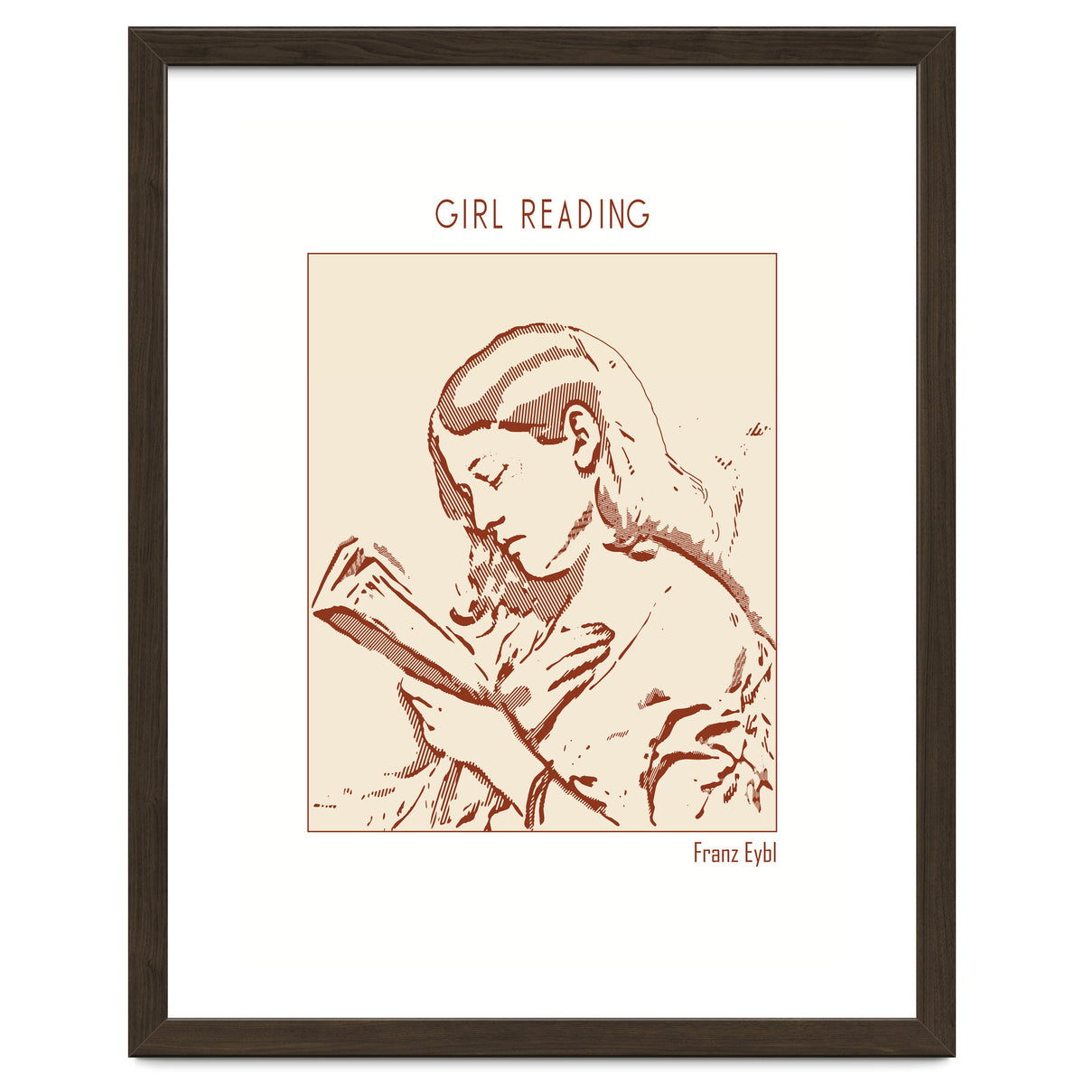 Girl Reading – Franz Eybl