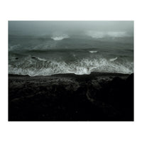 BLACK BEACH OCEAN (Print Only)