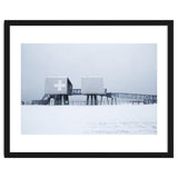 First aid house in the winter seascape thumbnail