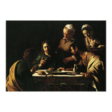 Caravaggio / 'Supper at Emmaus', 1606, Oil on canvas, 141 x 175 cm. JESUS. CRISTO RESUCITADO. (Print Only) thumbnail