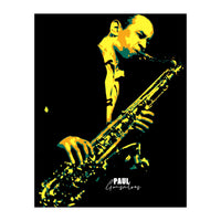 Paul Gonsalves American Jazz Tenor Saxophonist (Print Only)