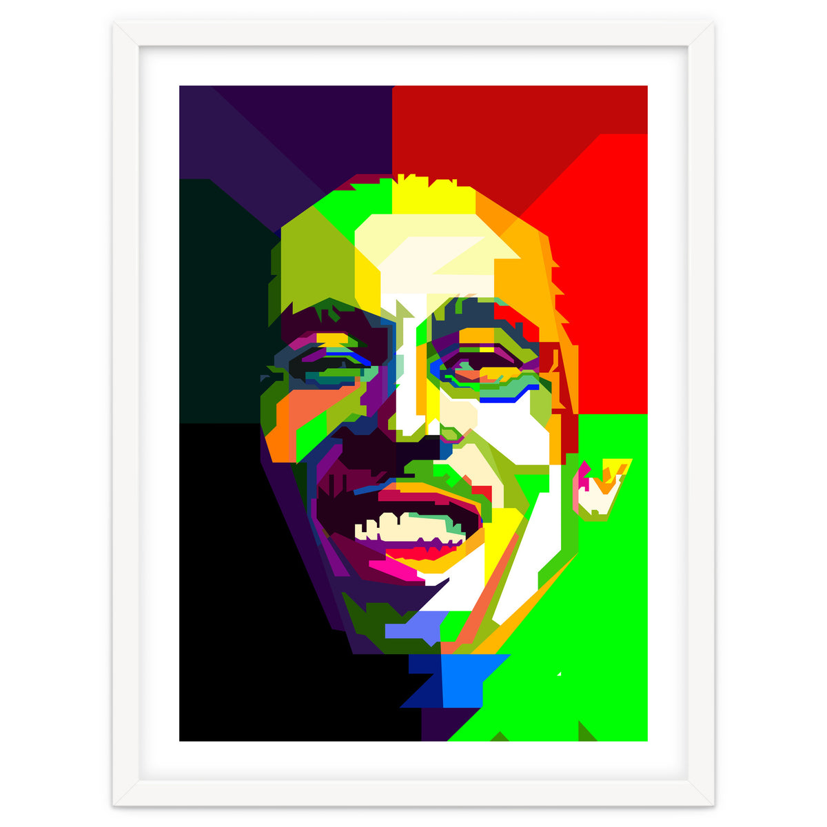 Bob Marley Reggae Icon Pop Art WPAP