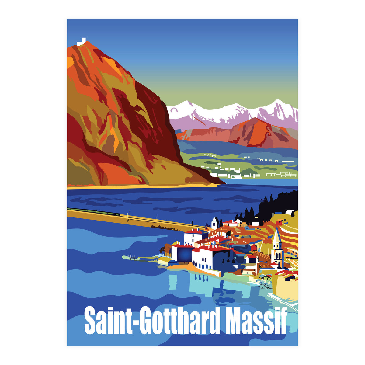 Saint Gotthard Massif, Switzerland (Print Only)