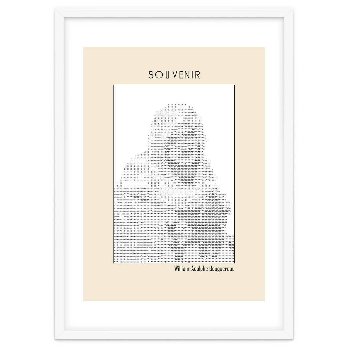 Souvenir – William Adolphe Bouguereau (1894) – Ascii Art