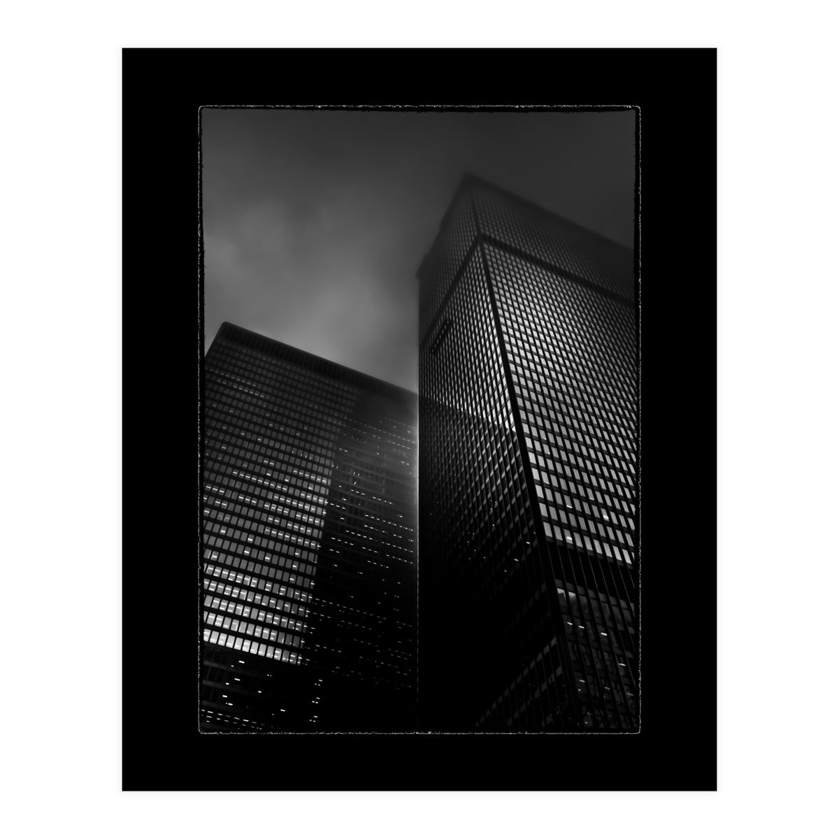 Downtown Fogfest No 17 with Border (Print Only)