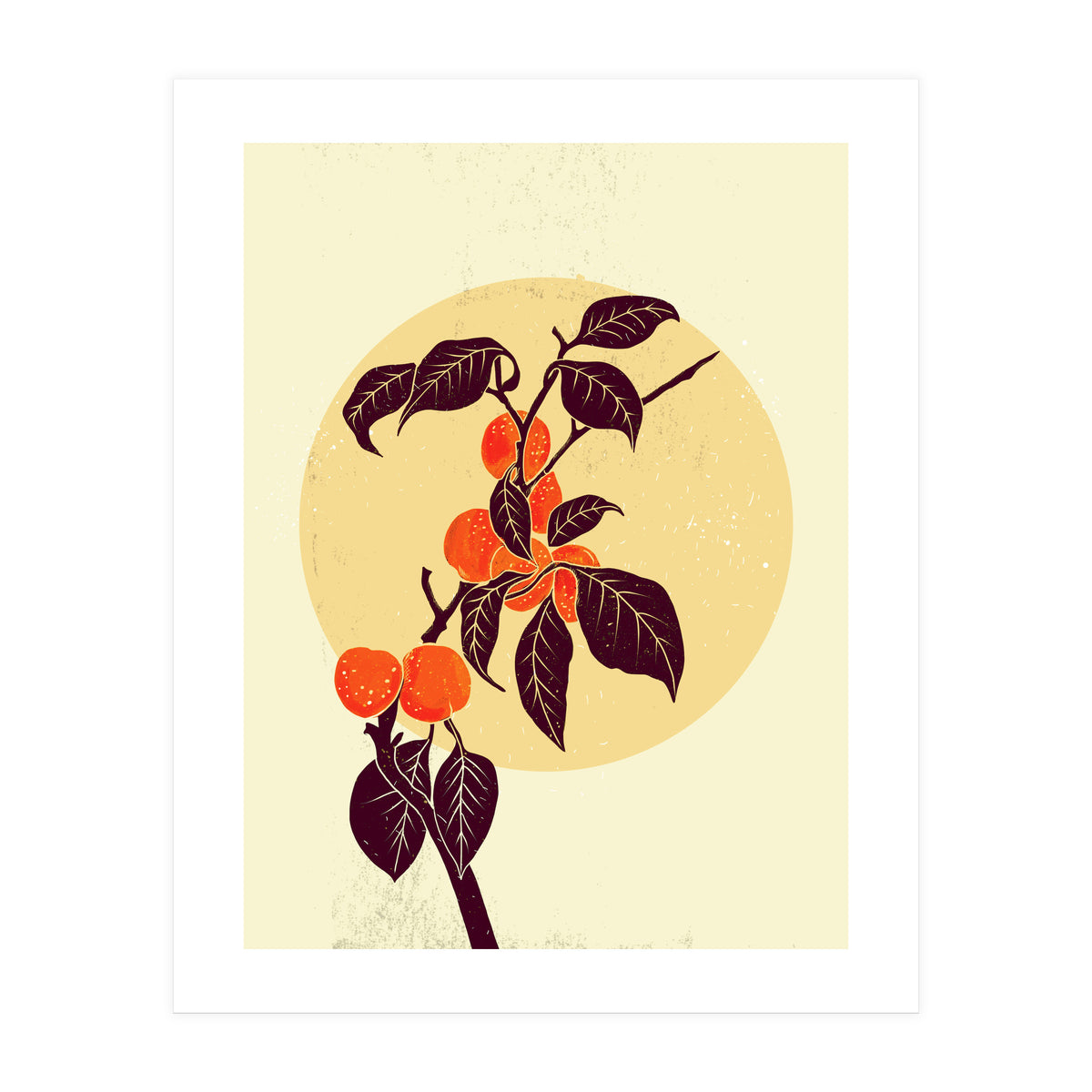 Peach Tree in the moonlight (Print Only)