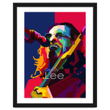 Geddy Lee RUSH Singer Pop Art WPAP thumbnail
