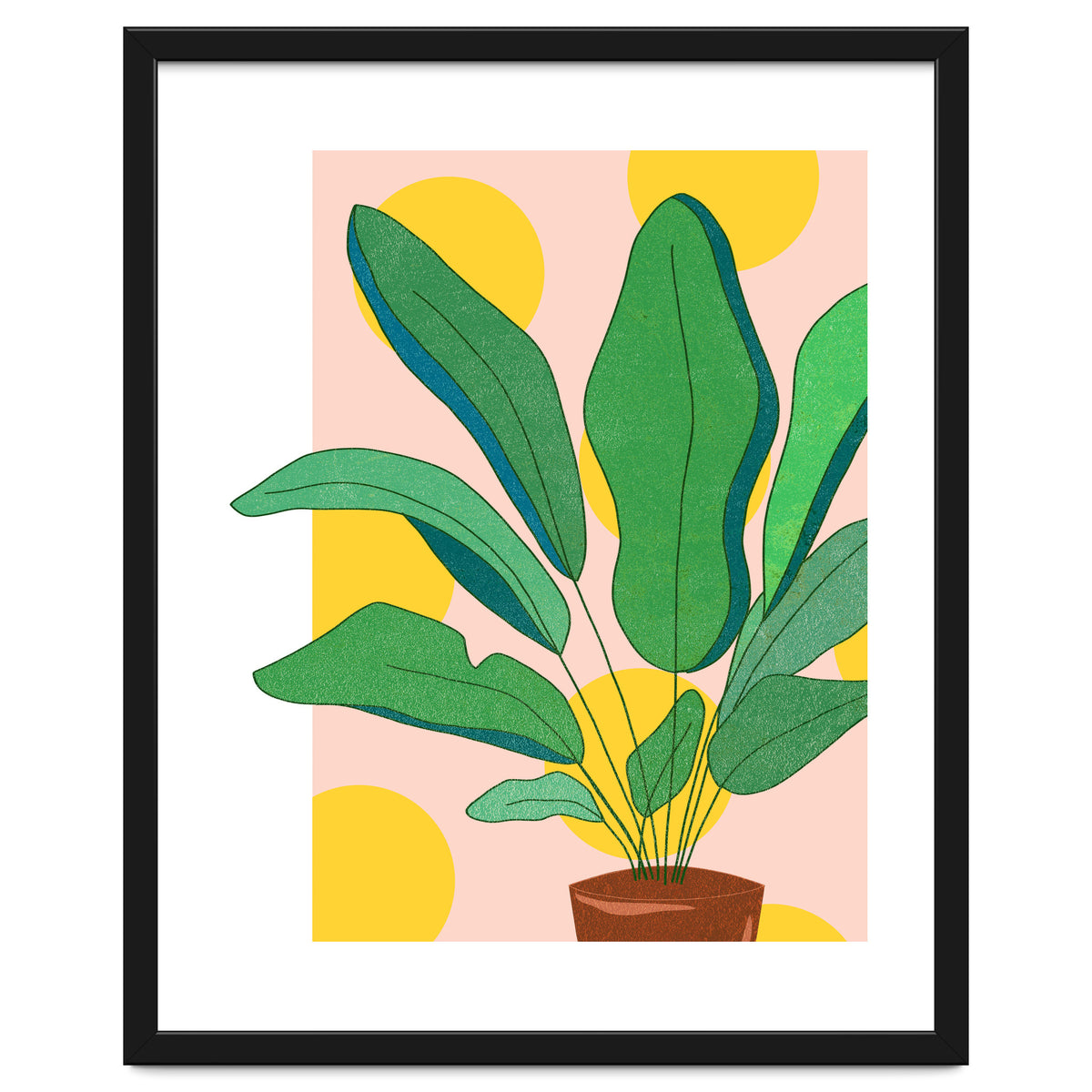 Pastel Plants Love, Botanical Nature Illustration, Gardening Blush Growth, Positive Vibes Mindset Hope