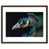 Close-up of a Peacock’s Head