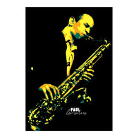 Paul Gonsalves American Jazz Tenor Saxophonist (Print Only)