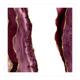 Burgundy & Gold Agate Texture 20 (Print Only) thumbnail