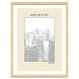 American Gothic – Grant Wood (ascii Art) thumbnail