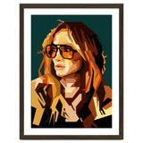 Jennifer Lopez Celebrity Art Retro Style Illustration thumbnail