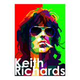 Keith Richards Pop Art WPAP (Print Only) thumbnail