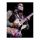 Freddie King American Blues Guitarist Colorful (Print Only) thumbnail
