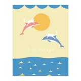 bon voyage - adventure cats and dolphins (Print Only) thumbnail