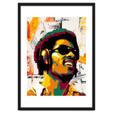 Stevie Wonder Colorful Abstract Retro Art thumbnail