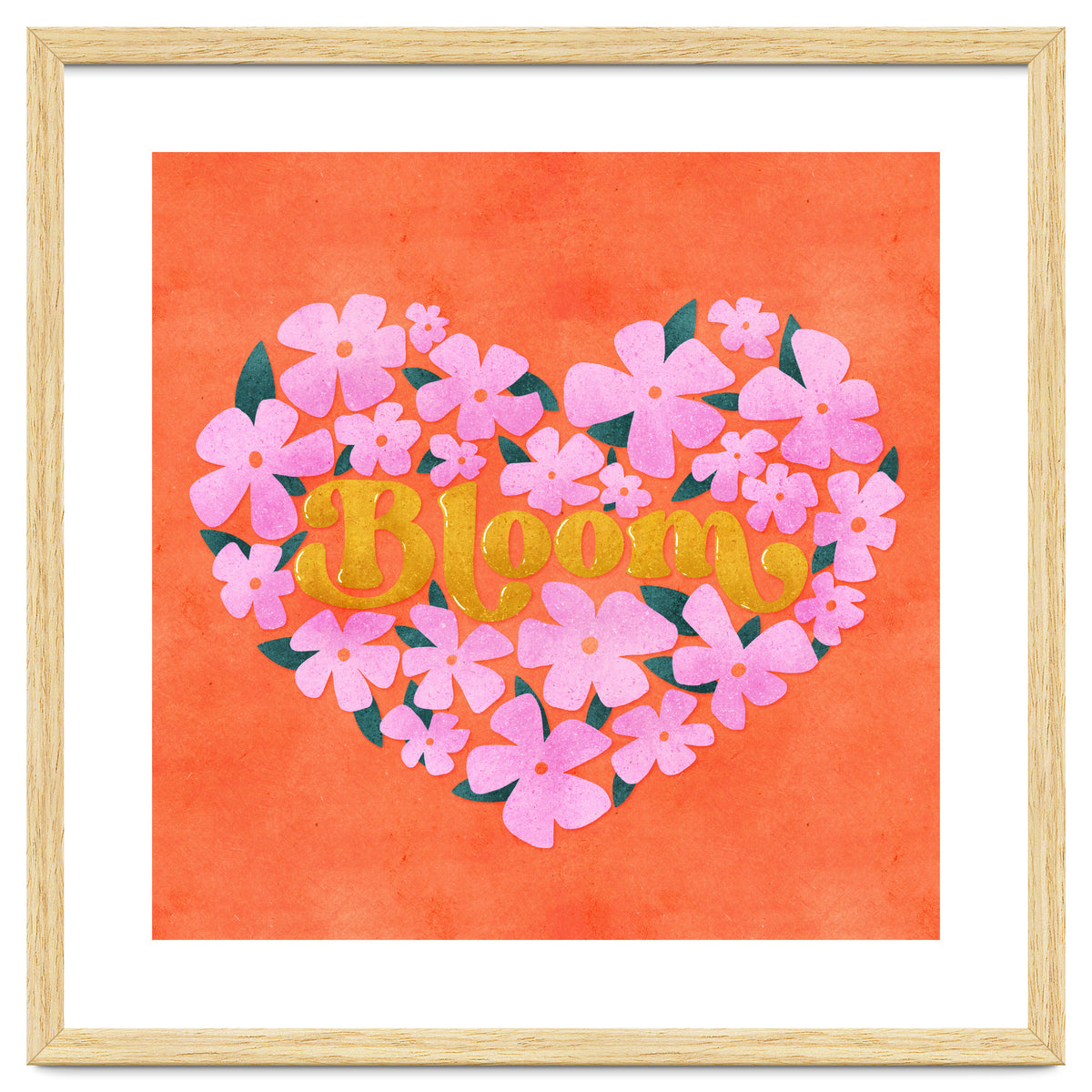 Bloom Floral Heart