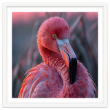Pink Flamingo Bird Close Up Portrait thumbnail