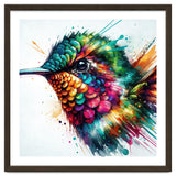 Watercolor Hummingbird Portrait thumbnail