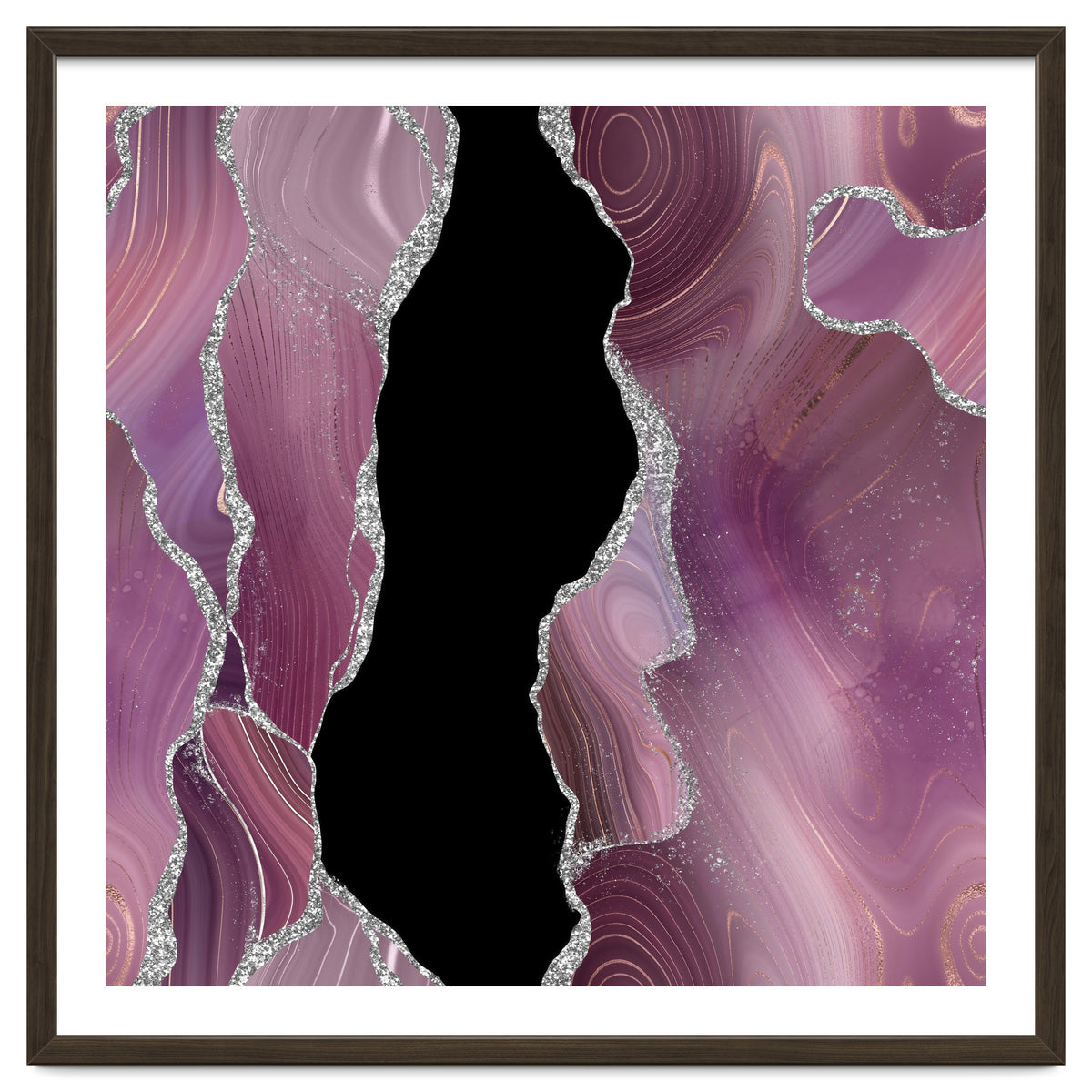 Mauve & Silver Agate Texture 01