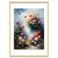 Ethereal Summer Garden Oil Painting