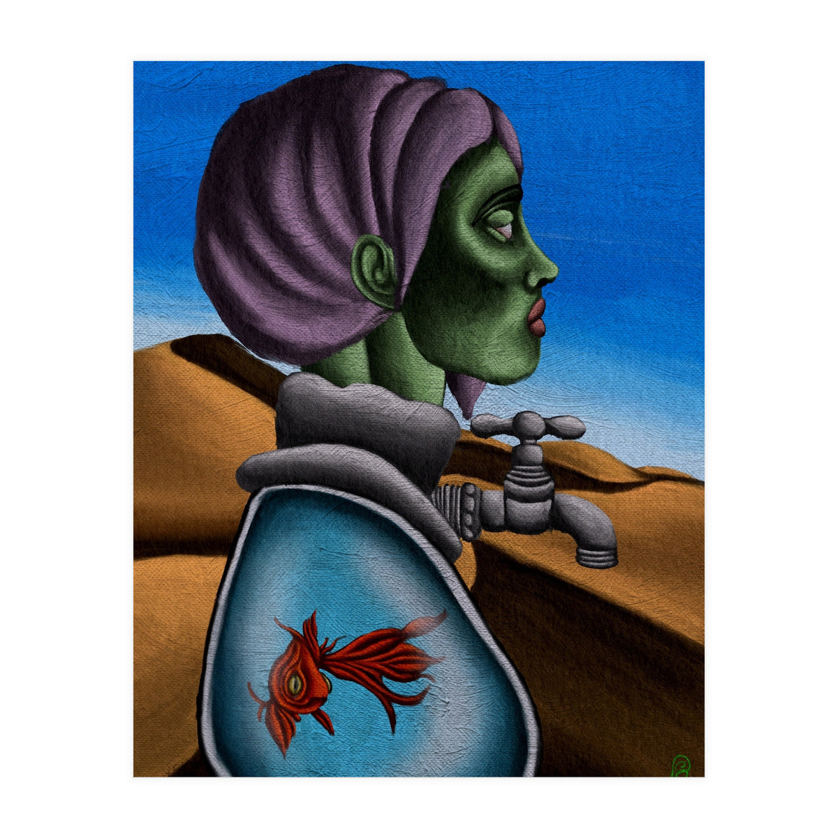 "There's No Such Thing As Thirst In This Desert"  (Print Only)