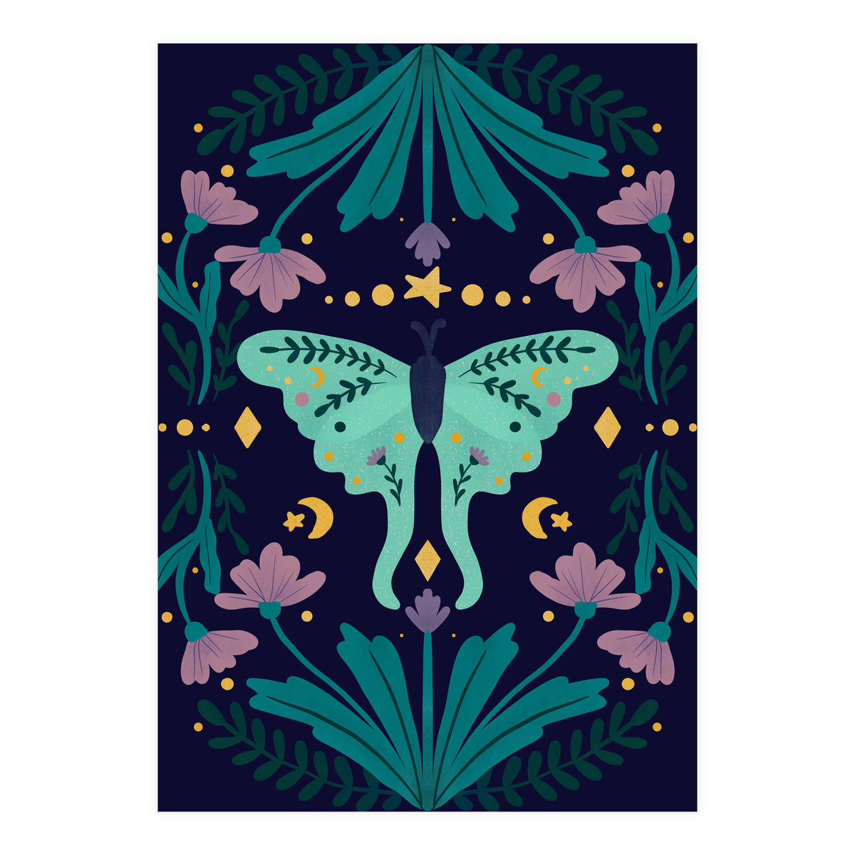 Mystical Series – Luna Moth (Print Only)