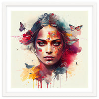 Festival Butterflies Hindu Portrait