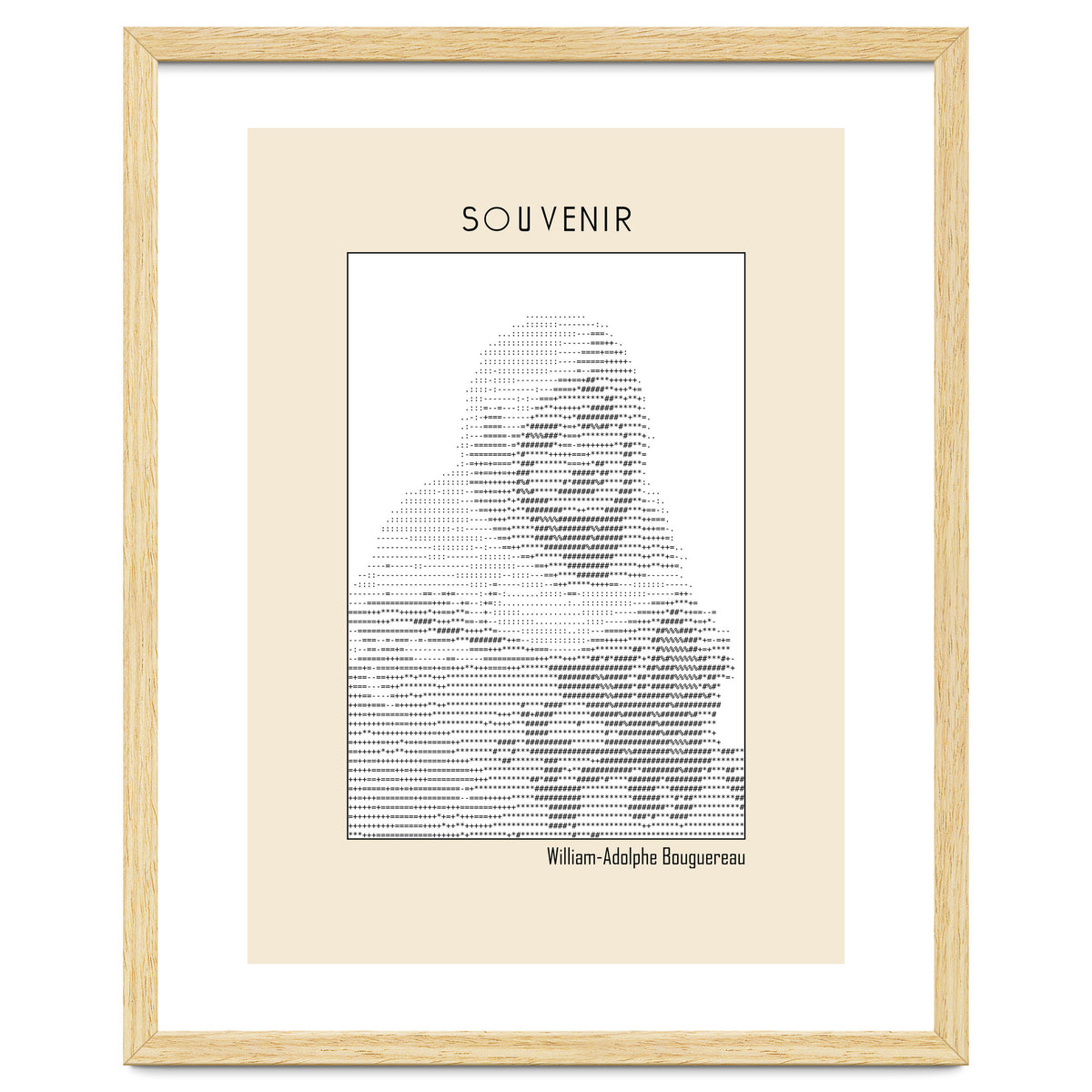 Souvenir – William Adolphe Bouguereau (1894) – Ascii Art