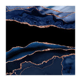 Navy & Rose Gold Agate Texture 11  (Print Only) thumbnail
