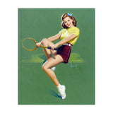 Pinup Tennis Player (Print Only) thumbnail