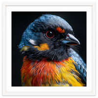 Close Up Of A Colorful Bird In The Wild
