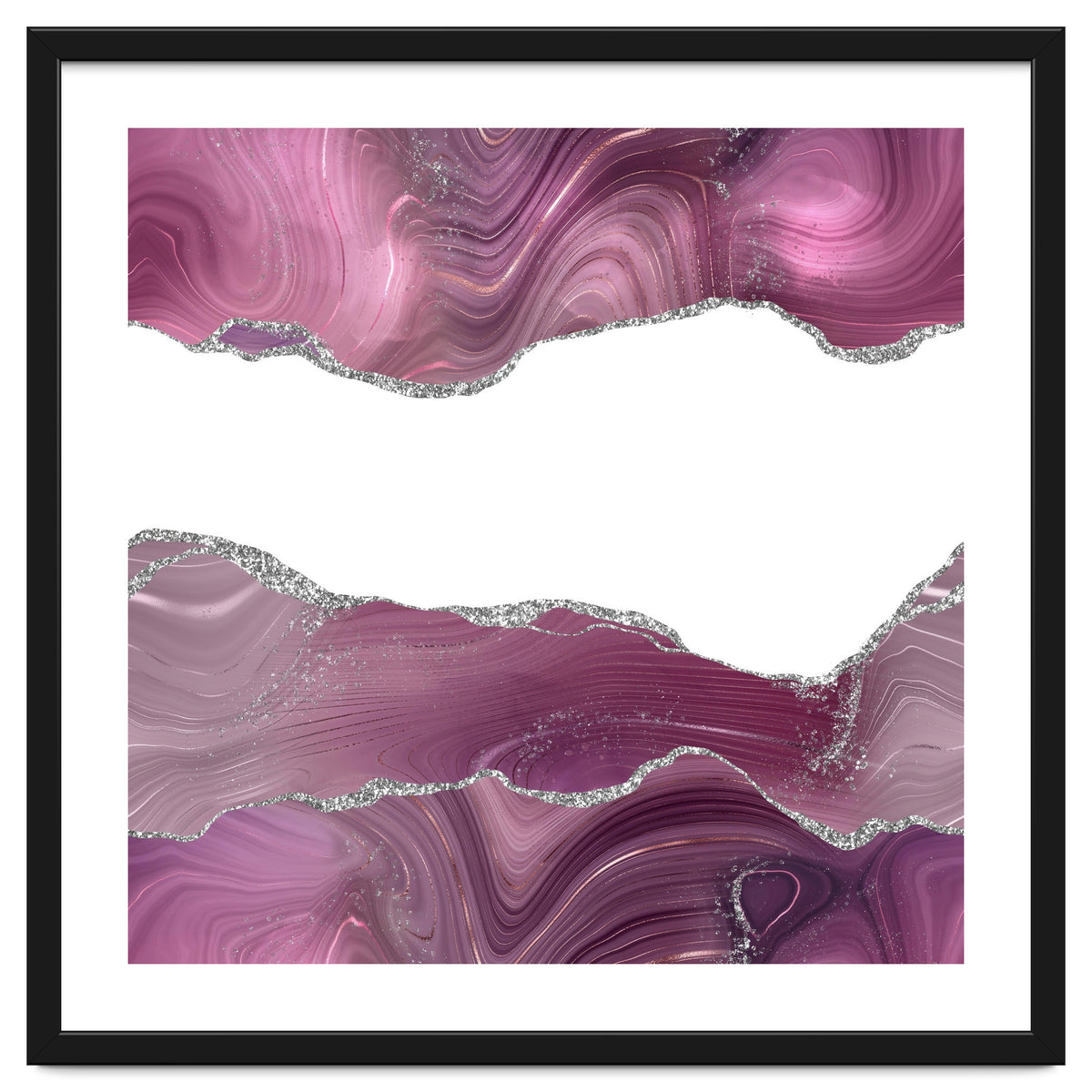 Mauve & Silver Agate Texture 08