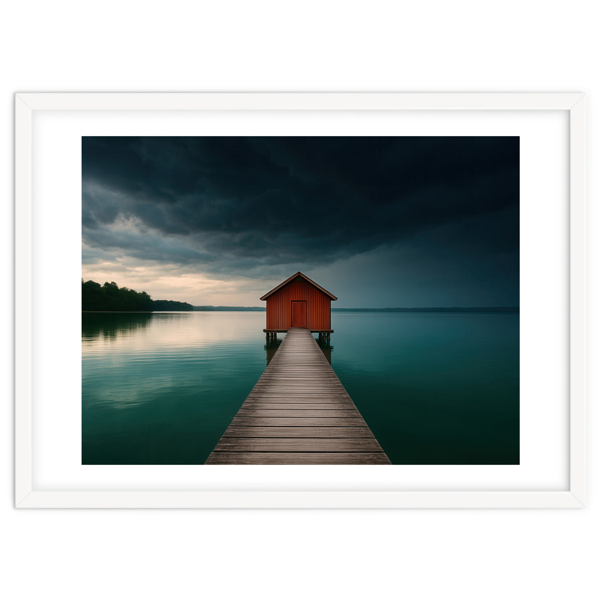 Moody Boathouse Photography Lake House