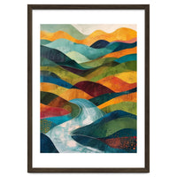 Abstract Rolling Hills Landscape